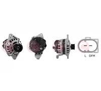 Alternator with V-ribbed belt pulley CAL10421AS CASCO for FIAT IVECO