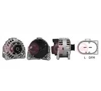 Alternator with V-ribbed belt pulley CAL15208AS CASCO for SEAT SKODA VW