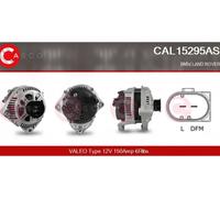 Alternator with V-ribbed belt pulley CAL15295AS CASCO for BMW LAND ROVER
