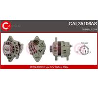 Alternator with V-ribbed belt pulley CAL35106AS CASCO for SUZUKI SUBARU