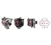 Alternator with V-ribbed belt pulley CAL40307AS CASCO for LAND ROVER