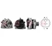 Alternator with V-ribbed belt pulley CAL40349AS CASCO for HONDA CR-V III