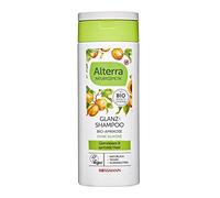 Alterra shine shampoo "Bio-Apricot & Bio-Wheat" 200 ml for glossless & brittle hair, radiant shine & easy combability, without silicones, natural cosmetics, vegan ÖKO-TEST VERY GOOD