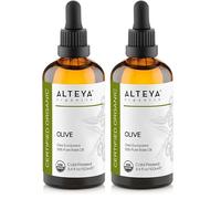 Alteya Organic Olive Oil 100ml - 100% USDA Certified Organic Pure Natural Olive Carrier Oil - Moisturising, Nourishing, Premium Therapeutic Grade Skin Treatment (Pack of 2)