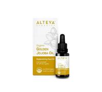 Alteya Organic Golden Jojoba Oil 20 ml - USDA Certified Organic Pure Natural Carrier Oil - Hydrating and Conditioning Treatment for Skin, Hair and Scalp