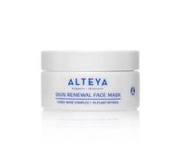Alteya Organic Rose Hydrobiome Skin Renewal Face Mask 50ml - NaTrue Certified Organic with Three-Rose Complex and Plant Retinol - Evens out skin tone and provides long-lasting hydration