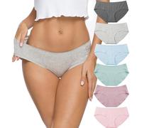 ALTHEANRAY Womens Underwear Cotton Underwear for Women Seamless Hipster Bikini Briefs Panties 6 Pack（UK-3028XL-SummerCoolColor）