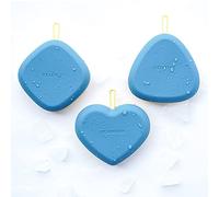 Althwuyu 3 Pcs Silicone Ice Cube Tray Mini Geometric Shape Mold for Home Kitchen Bar Drink Accessories Baking Tool