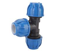 Althwuyu 32mm PE Plastic Tee Connector, Water Pipe Fitting for PPR, PE, PVC and Other Pipe Connection Accessories