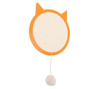 Althwuyu Cat Sisal Scratch Pad with Strong Suction Cups, Wall or Floor Scratcher Mat and Furniture Protector Board for Home Cats