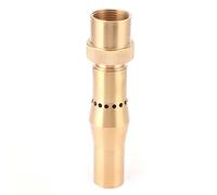 Althwuyu Fountain Bubbling Nozzle, Brass Spray Head with Several Openings, Female Thread G1/2 20mm, for Garden Display and Water Features (1 inch 32mm Inner Teeth)