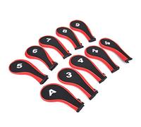 Althwuyu golfes Club Headcover, Cloth Protective Cover with Zipper, Heads Protector for golfes Clubs, 10pcs Set