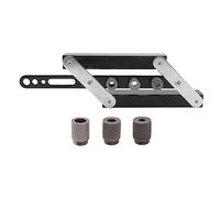 Althwuyu Hole Punch Locator Drilling Guide Template with Center Marking Function, Punch Doweling Jig Kit for Wood Board Assembly and Woodworking Tasks