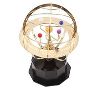 Althwuyu Metal Solar System Model Orrery, Manual Rotation Planet Display for Desk Office Study Classroom and Home Decoration