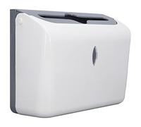 Althwuyu Wall Mounted Paper Towel Dispenser, ABS Bathroom Paper Towel Holder with Push-Button Opening, Large Capacity Paper Towel Holder for Toilet and Washbasin