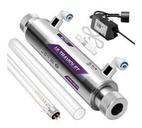 ALTHY UVF-FS11 UV Ultraviolet Water Filter Purifier | For Under Sink Purifier Or RO Systems | With Smart Flow Sensor Switch | 1GPM 11W Energy Saving