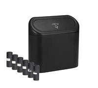 ALTIJARAT INT Car Bin with 90 Pcs Trash Bag-This Car Trash Can Easy to Hang- Car Bin Tidy is Water-Resistance (SMALL) (Small)