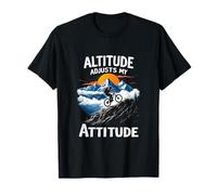 Altitude ADJUSTS My Attitude Mountain Biking Adventure T-Shirt