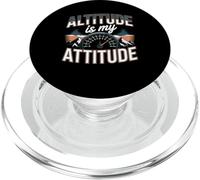 Altitude Is My Attitude Mountain Hiking Pilot PopSockets PopGrip for MagSafe