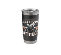 Altitude is My Attitude Mountain Hiking Pilot Stainless Steel Insulated Tumbler