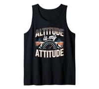 Altitude is My Attitude Mountain Hiking Pilot Tank Top