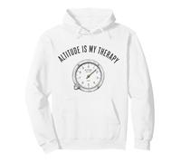 Altitude Is My Therapy Funny Pilot Aviation Quote Pullover Hoodie