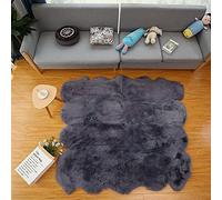 Altlue Real Sheepskin Rug Large Sheepskin Throw Genuine Sheepskin Rug For Living Room Bedroom (185X200cm)(6X6.5ft) (Color : 8)
