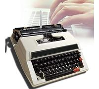 Altmodische traditionelle tragbare manuelle Schreibmaschine - Vintage-Schreibmaschine für einen nostalgischen Flow, Vintage-Schreibmaschinen, erleben Sie den Charme der