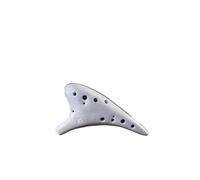 Alto C Ceramic Ocarina Multi-color 12 Holes Ceramic Ocarina Alto C Starry Style Musical Orff Instrument with Lanyard Music Score Protective Bag for Beginners Adults