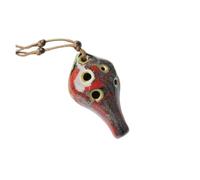 Alto C Ceramic Ocarina Ocarina 6-hole Beginner Notation Student Entry Alto C Key Pottery Adult Small for Beginners Adults