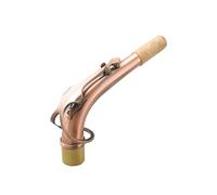 Alto Eb Tune Saxophone Bend Neck Brass Material Pipe Orifice Sax Replacement Woodwind Instrument Part Accessory (Color : Red)