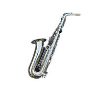 Alto Eb Tune Saxophone Brass Musical Instrument Nickel Lacquer Sax With Case Mouthpiece
