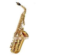 Alto Eb Tune Saxophone Gold Lacquer Musical Instrument With Case Mouthpiece