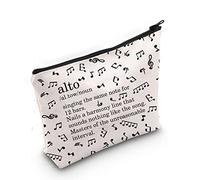 Alto Gift Alto Singer Gift Singer Singing Cosmetic Bag Toiletry Bags Choir Gift for Alto Orchestra Gift Music Gift Musician Gift (U.Alto)