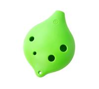 Alto Ocarina, Alto C 6-Hole Ocarina Resin Green 13 Notes 7.7x10.8 cm