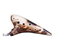 Alto Ocarina, Ceramic 12 Hole Ocarina Pack Of 4 With Alto C SC SG SF Tones(SF)
