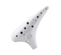 Alto Ocarina, Ocarina 12 Hole Resin Alto C White 167mm x 95mm