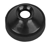Alto Sax Dampener, Round Saxophone Mute Easy Installation ABS Plastic for Beginner for Daily Playing Practice (Black)