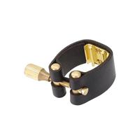 Alto Sax Mouthpiece Ligature Sax Mouthpiece Leather Fastener Clip Ligatures For Alto Sax Accessories Metal Bakelite (Color : A)