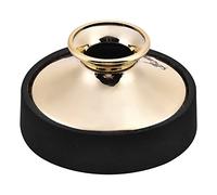 Alto Sax Mute Saxophone Practice Silencer Alto Saxophone Mute Dampener Lightweight Sax Accessory(Gold)