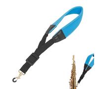 Alto Sax Neck Strap,Baritone Saxophone Strap Adjustable - Music Instrument Accessories with Metal Hook for Concert Stage Playing Carrying Bass Clarinet Oboe Bassoon
