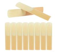Alto Sax Reeds 2.5 Strength 10 Pack for School Bands Private Lessons and Self-Directed Practice Routines
