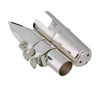 Alto Sax Saxophone MAlto Saxophone Head outhpiece Ligature Nickel Head With Durable Brass Cap And Reed Accessories (7#)