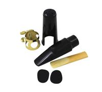 Alto Sax Saxophone Plastic Mouthpiece Sets With Cap Metal Buckle Reed Mouthpiece Patches Pads Saxophone Repair Parts