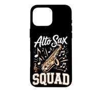 Alto Sax Squad Saxophone Player Case for iPhone 16 Pro Max