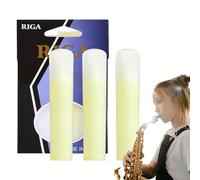 Alto Saxophone 3 Pack, Resin Sax Set With Strengths 1.5, 2.0, 2.5, Durable Traditional Style For Consistent Tone And Response