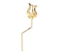 Alto Saxophone,Alloy Clamp On Holder Saxophone Sheet Music Stand Elegant Gold Portable Tool for Alto and Tenor Saxophone with Alloy Material
