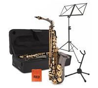 Alto Saxophone Beginner Pack by Gear4music, Black & Gold