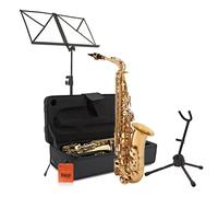 Alto Saxophone Beginner Pack by Gear4music Gold