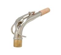 Alto Saxophone Bend Neck Brass Silver Plated Alto Orifice 2.5cm Bend Neck Woodwind Instrument Accessories Parts